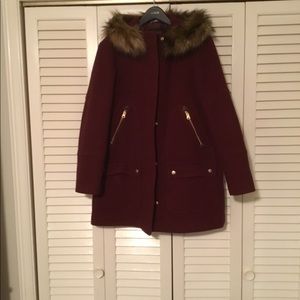 Jcrew Chateau Parka Stadium Cloth Coat Never worn